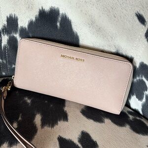 Michael Kors Long Blush Pink Wallet